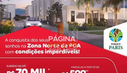 Página 1 Imóveis anuncia o lançamento &amp;quot;Parque Paris&amp;quot; na cidade de Porto Alegre/RS. - AP223