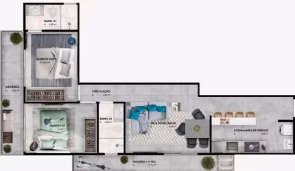 Apartamento com 2 quartos à venda na Doutor João Carlos de Souza, 265, Barro Vermelho, Vitória por R$ 1.145.000
