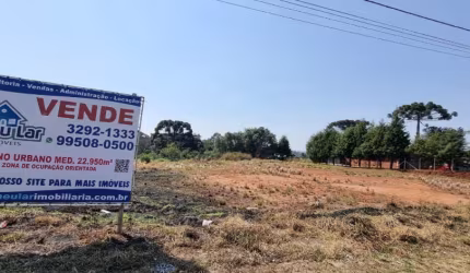 Terreno comercial frente Br 277 sentido Ponta Grossa