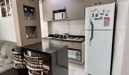 Lindo apartamento mobiliado próximo ao shopping pantanal