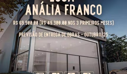 Prédio para alugar, 1287 m² por R$ 69.900/mês - Anália Franco - São Paulo/SP