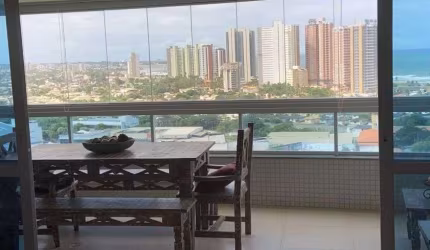 4/4 SENDO 3 SUÍTES, MAIS GABINETE, 164M², 3 VAGAS DE GARAGEM, VISTA MAR, NASCENTE TOTAL