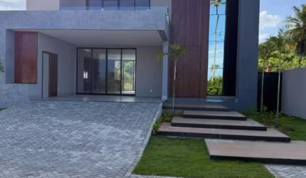 Casa de Alto Padrão no Alphaville Sergipe – Frente para o Lago e Fundo para a Reserva