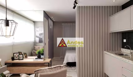 Studio, 32 m² - venda por R$ 308.600,00 ou aluguel por R$ 2.707,00/mês - Vila Dom Pedro II - São Paulo/SP
