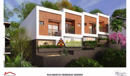 Sobrado Novo 4 suítes 2 americanas  à venda, 330 m² por R$ 1.500.000 - Vila Irmãos Arnoni - São Paulo/SP