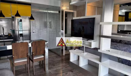 Apartamento com 1 dormitório para alugar, 33 m² por R$ 5.503,33/mês - Santo Amaro - São Paulo/SP