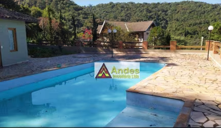 Condominio Alpes da Cantareira Moderna Casa 3 amplas suítes Piscina com hidro 7 vagas  à venda, 380 m² por R$ 2.300.000 - Caraguatá - Mairiporã/SP