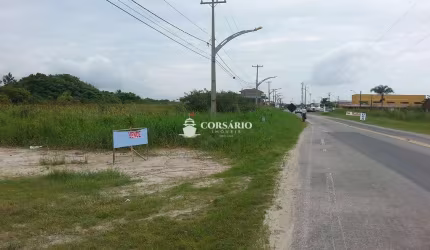 Lotes comerciais frente rodovia Pontal do Sul
