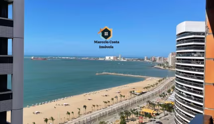 FLAT COM MARAVILHOSA VISTA MAR NO MELHOR DO MEIRELES