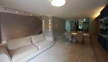 ÓTIMA CASA DUPLEX MOBILIADA 3 quartos em condomínio com lazer completo, no Caji
