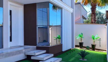 Linda casa com 3 dormitórios finamente mobiliada