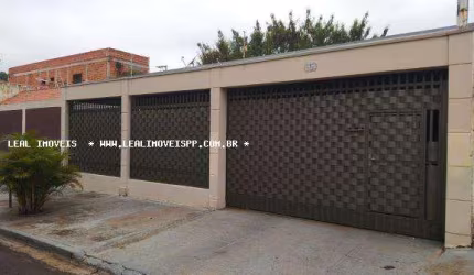 Casa para Venda em Presidente Prudente, ALVORADA, 4 dormitórios, 1 suíte, 2 banheiros, 2 vagas