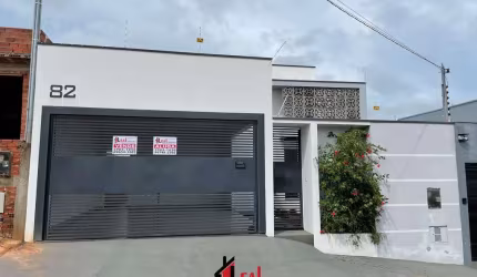 Casa para Venda em Presidente Prudente, RESIDENCIAL BONGIOVANI, 3 dormitórios, 1 suíte, 1 banheiro, 2 vagas