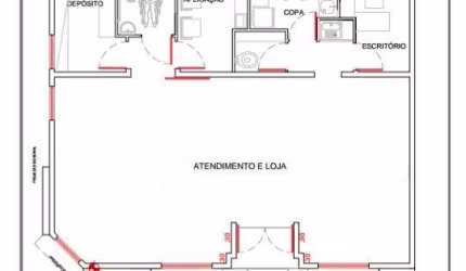 Salão Comercial para Venda em Presidente Prudente, ESTORIL