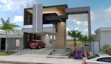 Casa em Condomínio para Venda em Presidente Prudente, CONDOMINIO RESIDENCIAL ROYAL PARK, 3 dormitórios, 1 suíte, 3 banheiros, 2 vagas