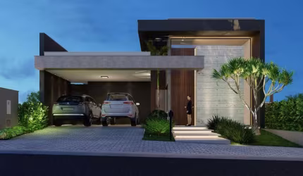 Casa em Condomínio para Venda em Presidente Prudente, CONDOMINIO RESIDENCIAL ROYAL PARK, 3 dormitórios, 1 suíte, 2 banheiros, 2 vagas
