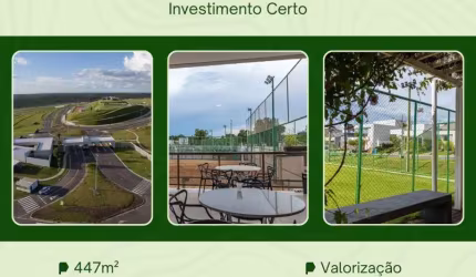 Condomínio Villa Jardim GINCO, terreno/lote à venda medindo 447m².