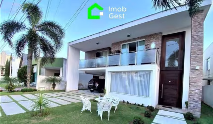 Casa em condomínio fechado com 5 quartos à venda na Jaguarari, 5100, Candelária, Natal por R$ 2.300.000