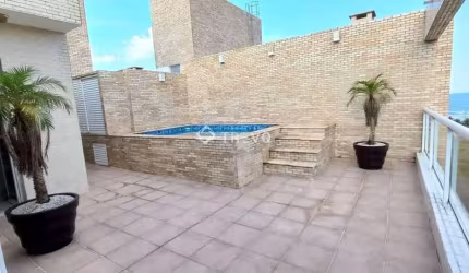 COBERTURA DUPLEX COM LINDA VISTA PARA O MAR EM BERTIOGA!