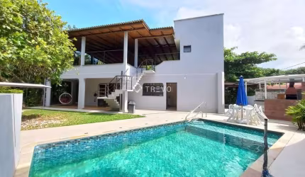 CASA EM CONDOMÍNIO FECHADO À VENDA 6 DORM, 4 WC, 7 VAGAS EM BERTIOGA/SP
