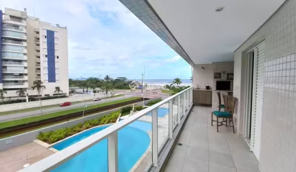APARTAMENTO COM VISTA PARA O MAR À VENDA, 2 SUÍTES, 3 WC, 2 VAGAS EM BERTIOGA/SP