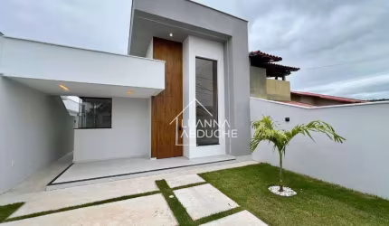 Casa à venda em Itaipuaçu,  com 3 dormitórios, 100 m² por R$ 665.000 - Jardim Atlântico Oeste - Maricá/RJ