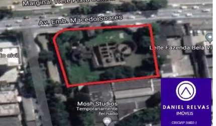 Terreno Comercial para Locação da Marginal Tiete