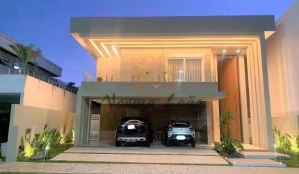 Casa de luxo da Aruana no Condomínio KNOA, 400 m², com 4 quartos, 4 suítes, 3 salas e 6 vagas de garagem