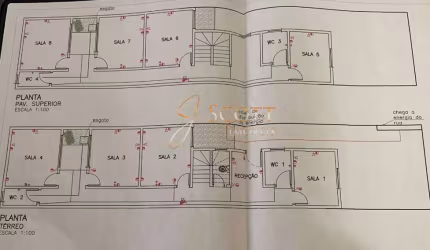 Ótimo sobrado comercial todo reformado - Jardim Marajoara