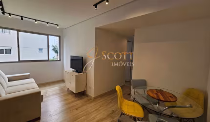 Apartamento mobiliado reformado para locação no Brooklin