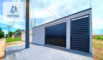 2 quartos com suíte, lote 300 metros, casa lindíssima,  Caldas Novas Go