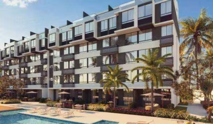 Apartamento com 1 dormitório à venda, 26 m² por R$ 639.000,00 - Centro - Tamandaré/PE