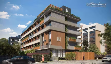 Flat com 1 dormitório à venda, 47 m² por R$ 500.000 - Cabo Branco - João Pessoa/PB