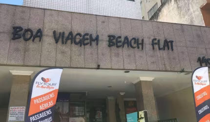 Flat com 1 dormitório à venda, 35 m² por R$ 310.000,00 - Boa Viagem - Recife/PE