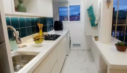 Lindo apartamento com planejados no Condomínio Residencial Flora Eccoviver.