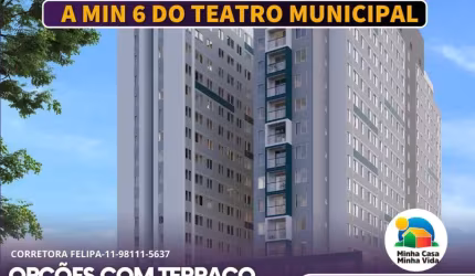APARTAMENTOS PRONTO PARA MORAR COM 1 E 2 DORM. PRÓXIMO AO METRÔ REPUBLICA