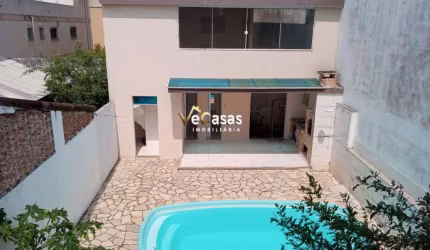 Duplex 3 quartos com suíte e banheira, com espaço gourmet e piscina com quintal