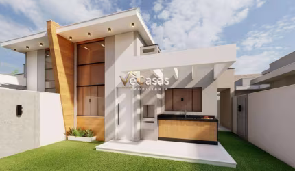 CASA L&#205;NEAR COM 2 E 3 QUARTOS