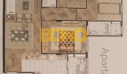 Apartamento com 3 quartos à venda no Pio X, Caxias do Sul  por R$ 627.000