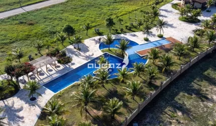 Lote com 375 m², excelente localização,  em condomínio fechado na Praia de Jacum