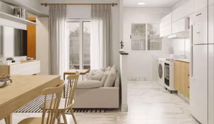 apartamento minha casa minha vida com sacada 2 dormitorios 1 vaga