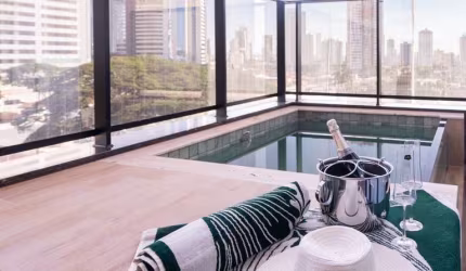 Apartamentos com piscina privativa no Setor Marista