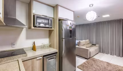 Flat com 1 suíte e todo mobiliado no Jardim Goiás