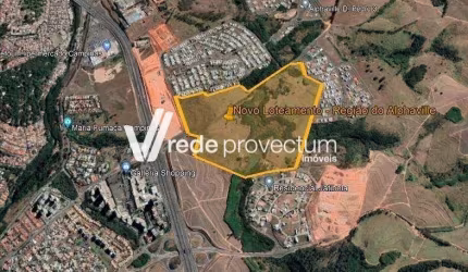 Terreno em condomínio fechado à venda na Avenida das Alamandas, s/n°, Alphaville Dom Pedro, Campinas por R$ 1.000.000