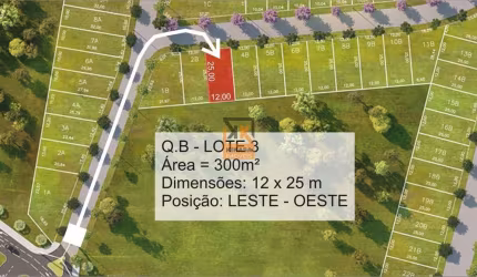 TERRENO COM ENTRADA E PARCELAMENTO EM 180  COM 300 M² NO GARTEN PLATZ EM CAMPO BOM