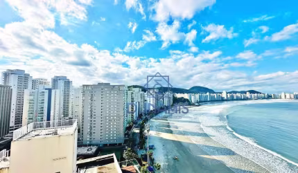 COBERTURA TRIPLEX À VENDA PRÉDIO FRENTE PARA O MAR.