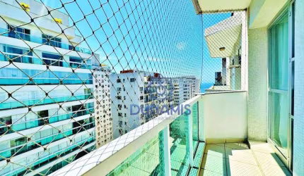 ****OPORTUNIDADE - APARTAMENTO CONSERVADO COM VISTA MAR A UMA QUADRA DA PRAIA ****