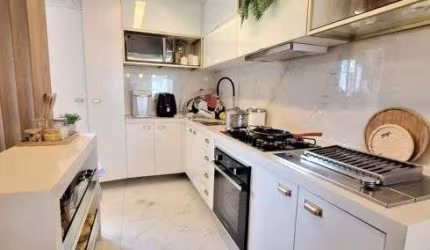 A Venda Belíssimo Apt 87m² 3Qts 1Sui Closet, Projetado Arquitet de 1ª Linha, Ar Cond Sala e Qts 2Vgs