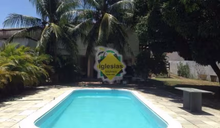 Venda de clínica mobiliada com 7 suítes, piscina, enfermaria, refeitório completo em Capim Macio.