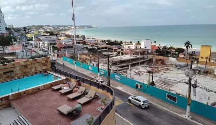 Venda de apartamento frente/mar, linda vista, quarto+suíte, na praia de Ponta Negra, Natal/RN
